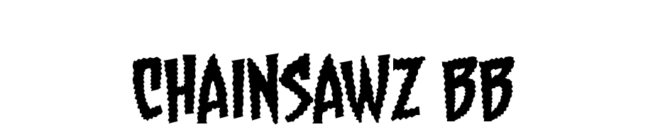 Chainsawz BB Yazı tipi ücretsiz indir